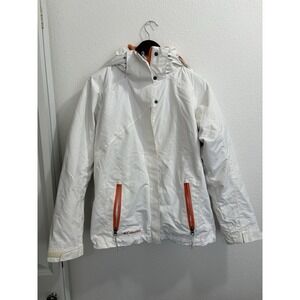 COLUMBIA Powderkeg Interchange 3-in-1 Ski Snowboarding Coat Women's S White Omni